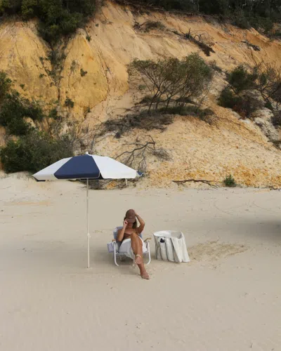 Sunnylife Compact Beach Umbrella In Red