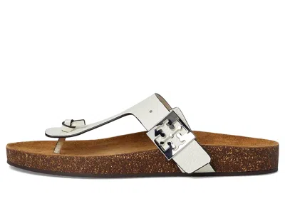 Tory Burch Mellow T-strap Sandal In White