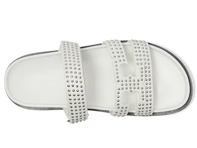 Tory Burch Ines Stud Sport Slide In White