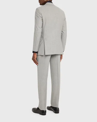 Kiton Wool Single-breasted Suit In Gray