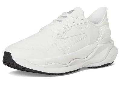 Clarks Pace In White