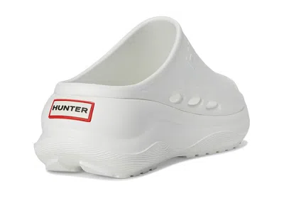 Hunter Haddie Platform Slide Sandal In White