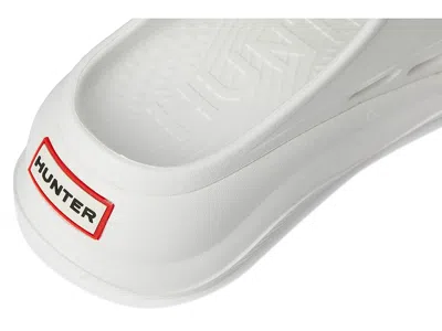 Hunter Haddie Platform Slide Sandal In White