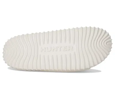 Hunter Faroe Platform Slide Sandal In White