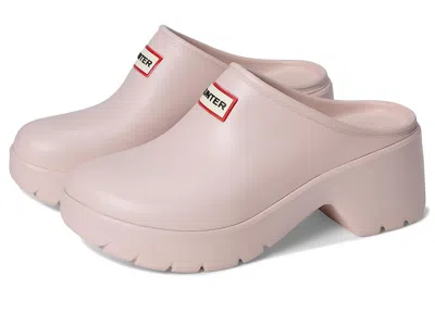 Hunter Hwanika Clogs Medium Natural In Pink