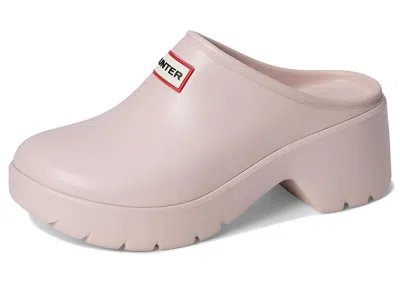 Hunter Hwanika Clogs Medium Natural In Pink