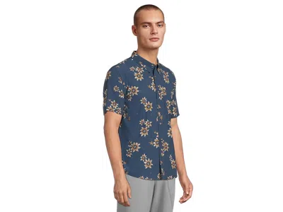 Salty Crew Breezer Performance Button Up In Blue