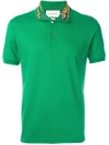 GUCCI tiger embroidered polo shirt,453865X5H8211799468