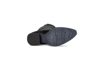 Steve Madden Albany Western Boot In Black