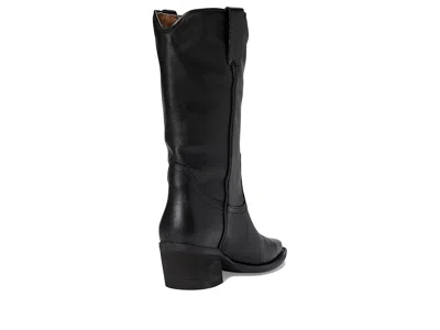 Steve Madden Albany Western Boot In Black