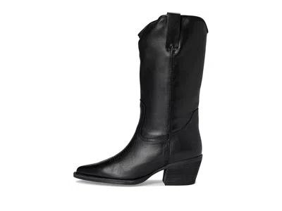 Steve Madden Albany Western Boot In Black
