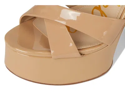 Sam Edelman Savannah Ankle Strap Platform Sandal In Animal Print