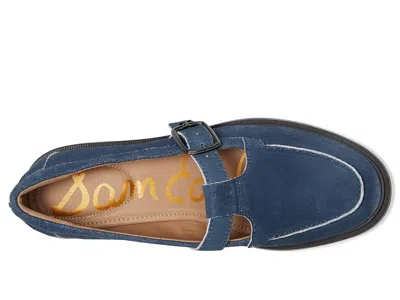 Sam Edelman Elaina T-strap Flat In Blue
