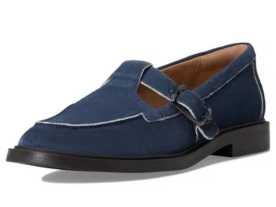 Sam Edelman Elaina T-strap Flat In Blue