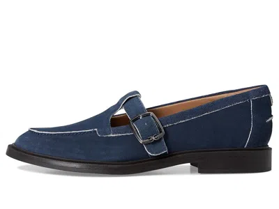 Sam Edelman Elaina T-strap Flat In Blue