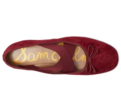 Sam Edelman Arya Ballet Flat In Burgundy