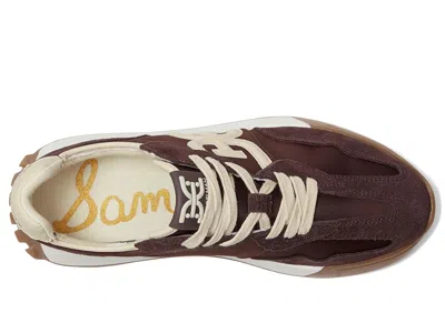 Sam Edelman Logo-embossed Sneakers In Brown