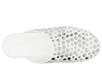 Tory Burch Studded Mule In White