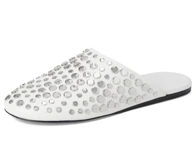 Tory Burch Studded Mule In White
