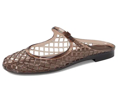 Tory Burch Mellow Jelly Mary Jane Ballerina Mules In Purple