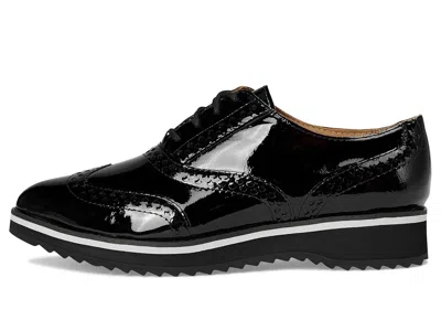 Johnston & Murphy Ulyssa Wingtip Platform Oxford In Black