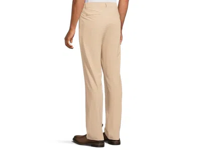 Johnston & Murphy Xc4 Performance Flat Front Pants In Neutral
