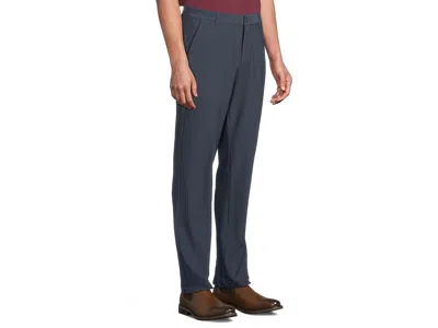Johnston & Murphy Xc4 Performance Flat Front Pants In Blue