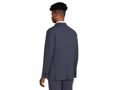 Johnston & Murphy Xc Flex Solid Knit Blazer In Blue