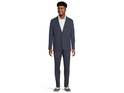 Johnston & Murphy Xc Flex Solid Knit Blazer In Blue