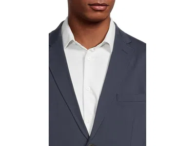 Johnston & Murphy Xc Flex Solid Knit Blazer In Blue