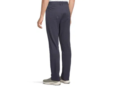 Johnston & Murphy Xc4 Performance Flat Front Pants In Blue
