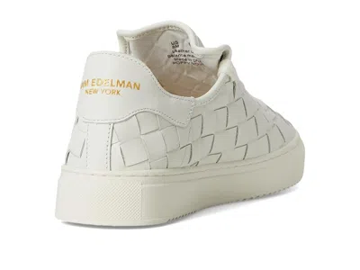 Sam Edelman Poppy Woven Sneaker In White