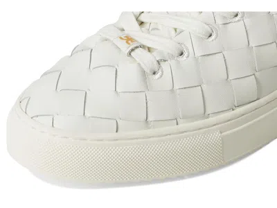 Sam Edelman Poppy Woven Sneaker In White