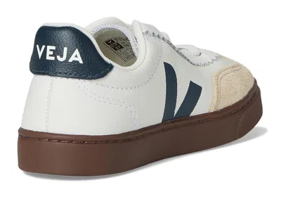 Veja Kids Leather Small Volley Trainers In White