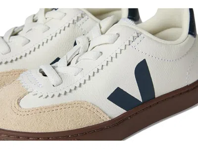 Veja Kids Leather Small Volley Trainers In White