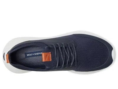 Wolf & Shepherd Toro Swiftknit Sneaker In Blue