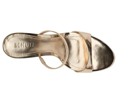 Schutz Jessica Mid Mule In Silver