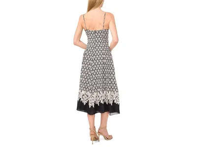 Cece Spaghetti Strap A-line Maxi Dress In Multi