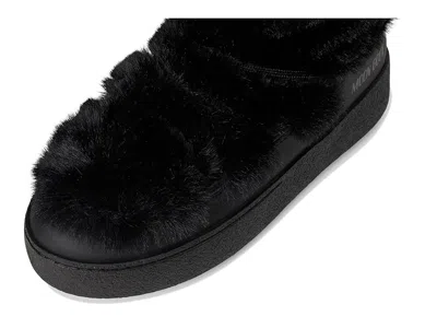 Moon Boot Ltrack Low Faux-fur Boots In Black