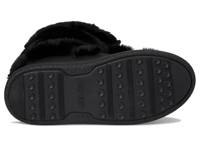 Moon Boot Ltrack Low Faux-fur Boots In Black