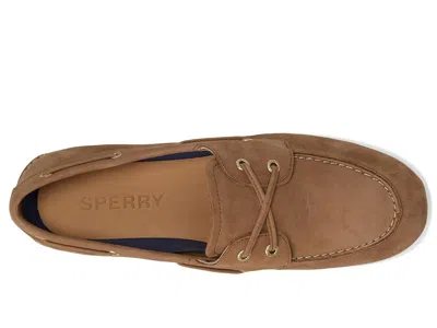 Sperry Slim Boat Shoes Tan In Brown