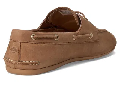 Sperry Slim Boat Shoes Tan In Brown