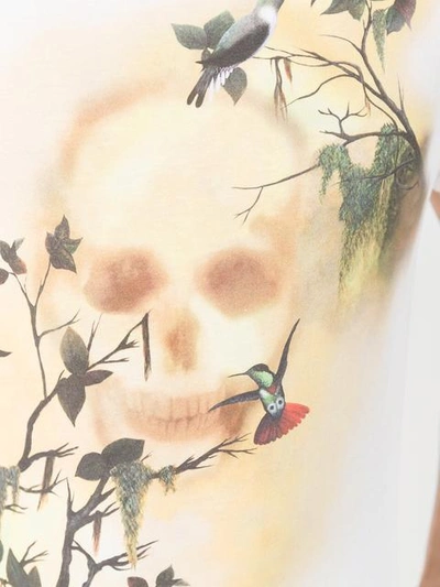 Shop Alexander Mcqueen Floral Skull T-shirt