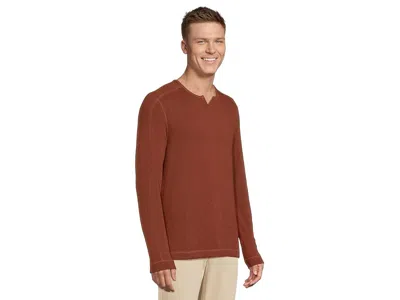 Johnston & Murphy Split-neck Pullover In Red