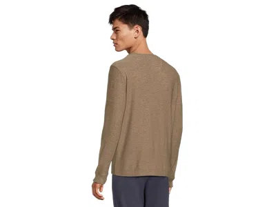 Johnston & Murphy Melange Pullover In Brown
