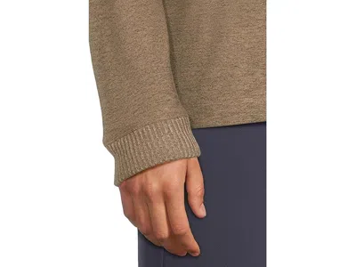 Johnston & Murphy Melange Pullover In Brown