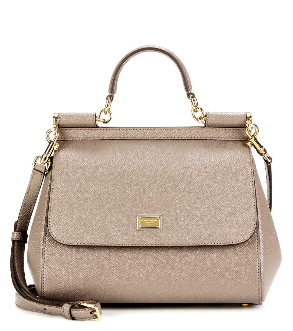 dolce & gabbana sicily medium leather shoulder bag