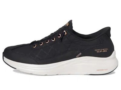 Skechers Slipins Contour Foam Cozy Fit Slipon Sneaker In Black