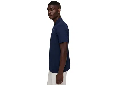 Nike Dri-fit Victory Solid Golf Polo In Blue