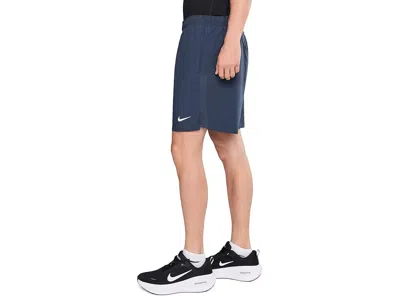 Nike Dri-fit Challenger 7 Brief-lined Shorts In Blue